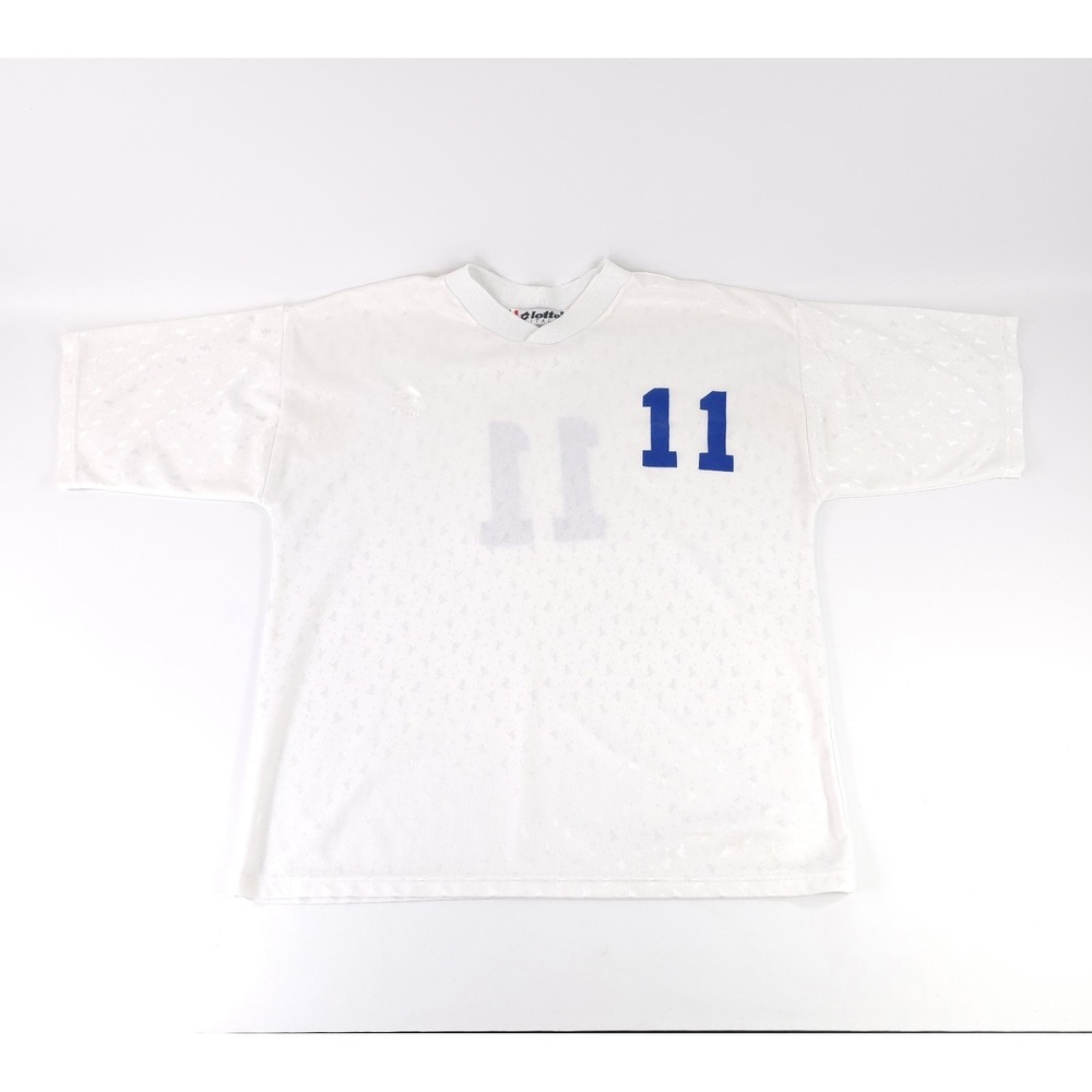 Vintage White Lotto Italia Jersey #11 Size XL